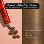 PROADS Biotin Hair Color 7.13 Medium Blonde Ash Gold