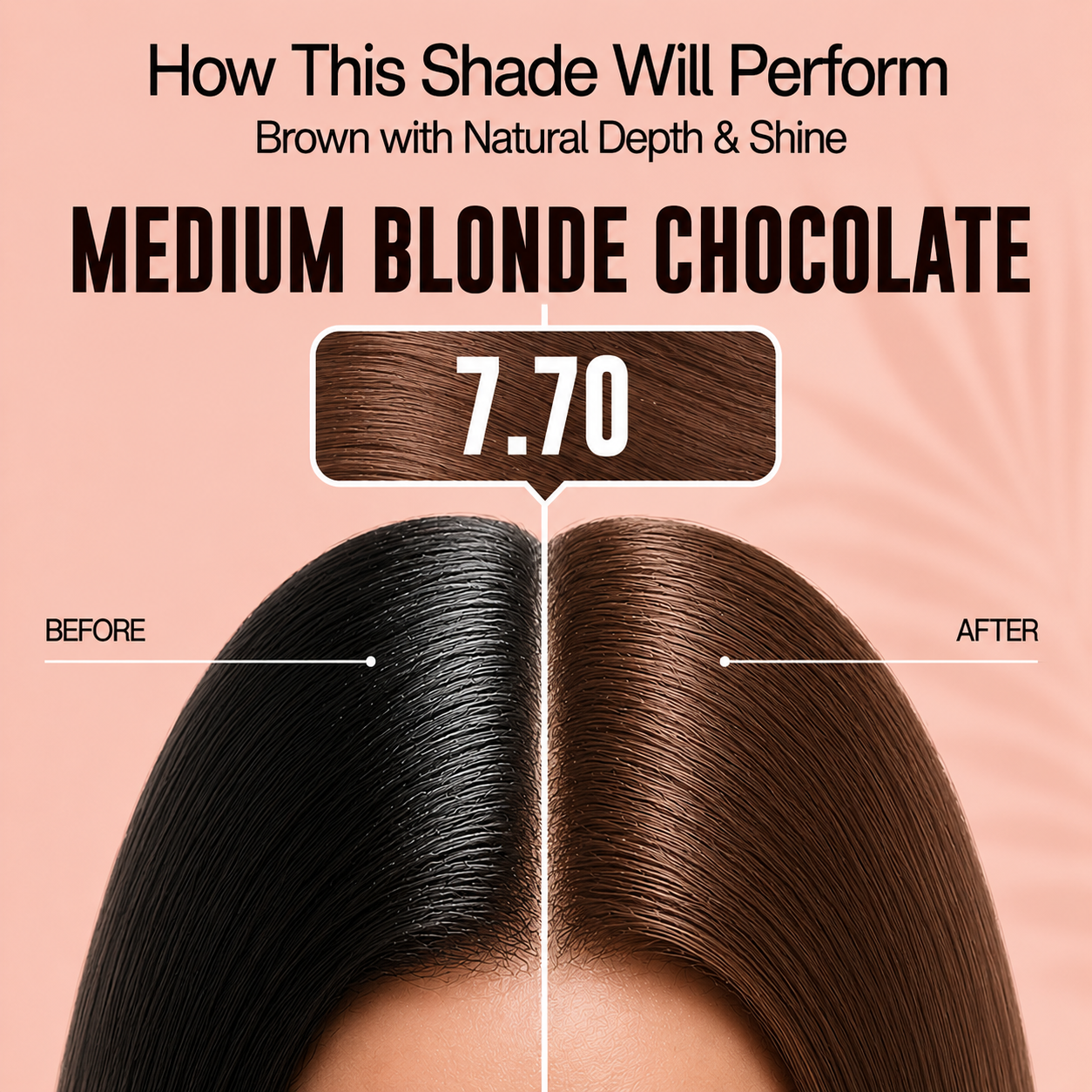 PROADS Biotin Hair Color 7.70 Medium Blonde Chocolate