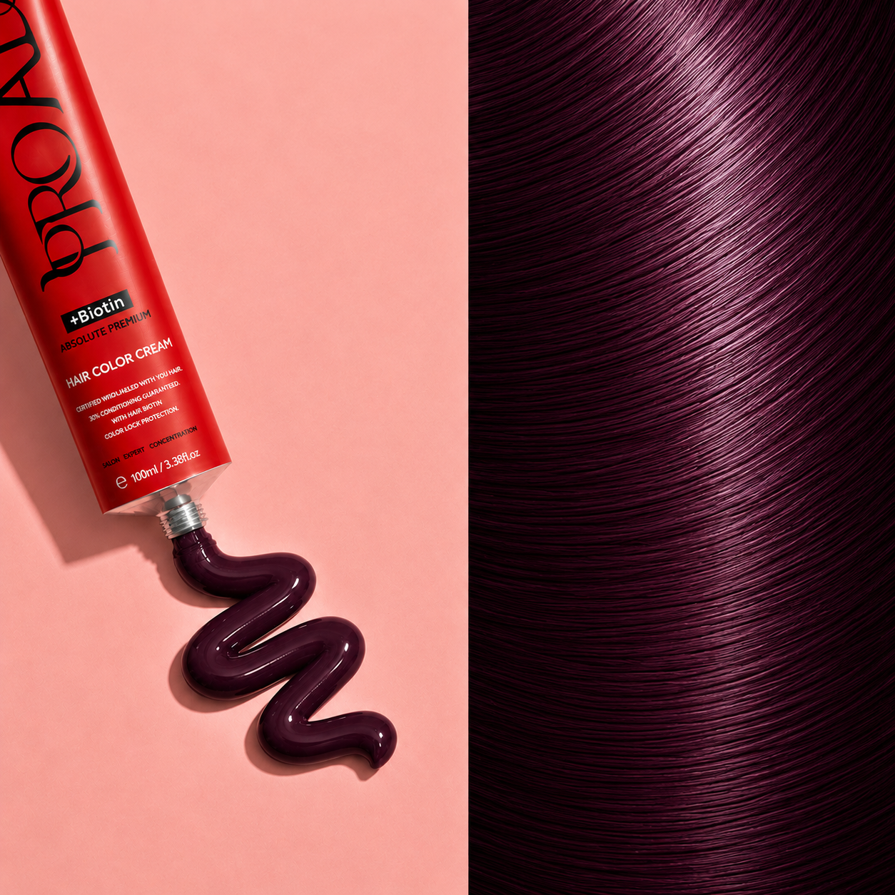 PROADS Biotin Hair Color 7.99 Medium Intense Blonde Violet - 100ml