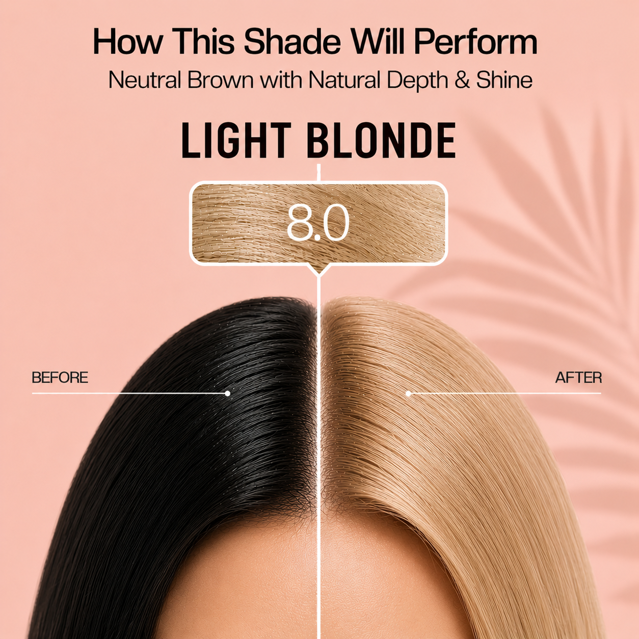 PROADS Biotin Hair Color 8.0 Light Blonde