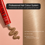 PROADS Biotin Hair Color 8.13 Light Blonde Ash Gold