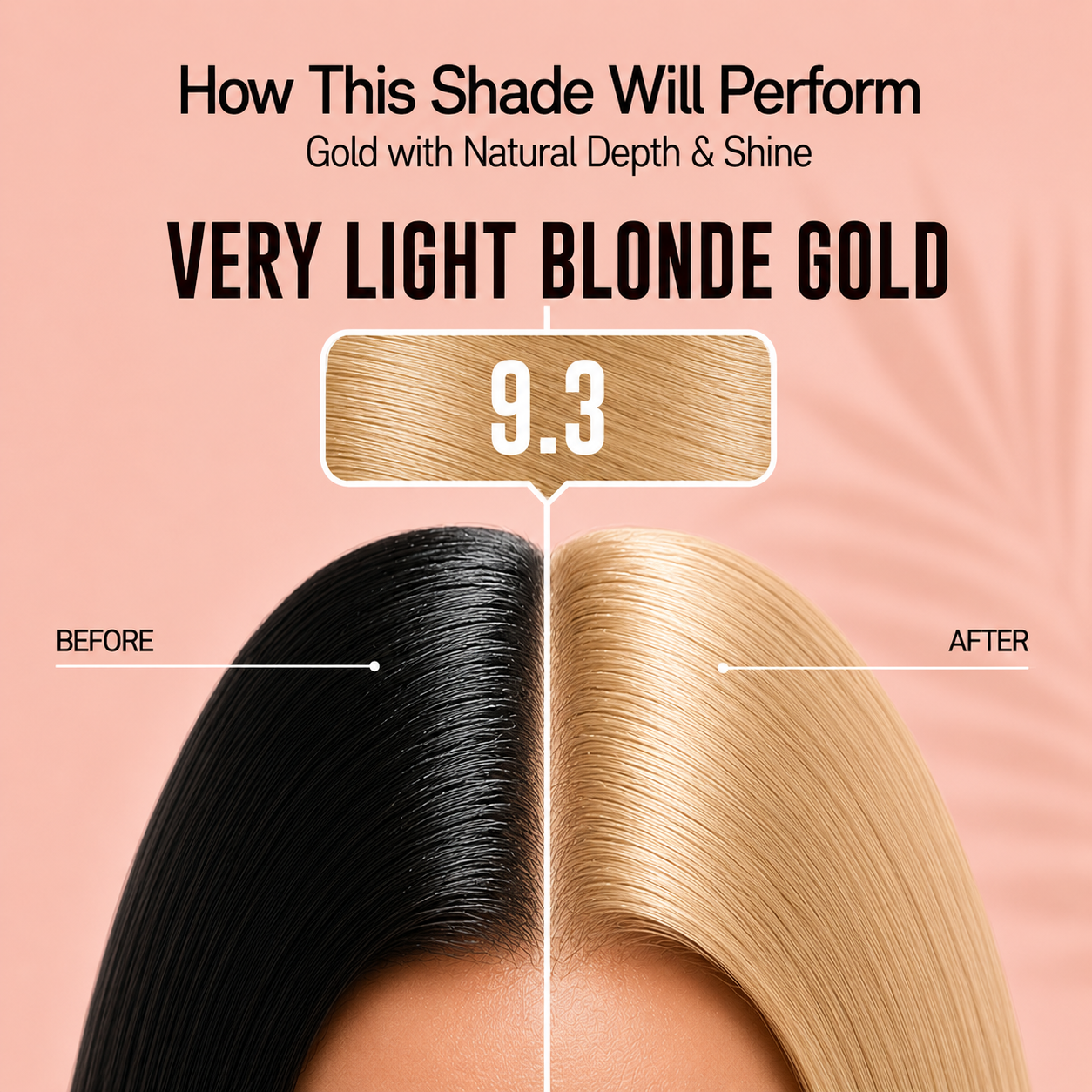 PROADS Biotin Hair Color 9.3 Very Light Blonde Gold