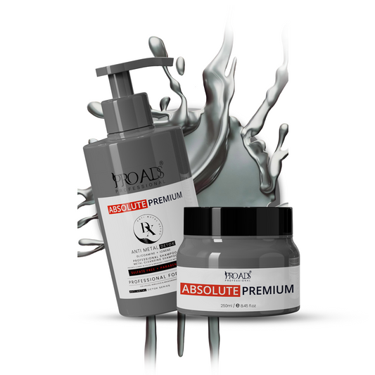 Proads Anti Metal Detox Shampoo 300 ml & Mask 250 ml