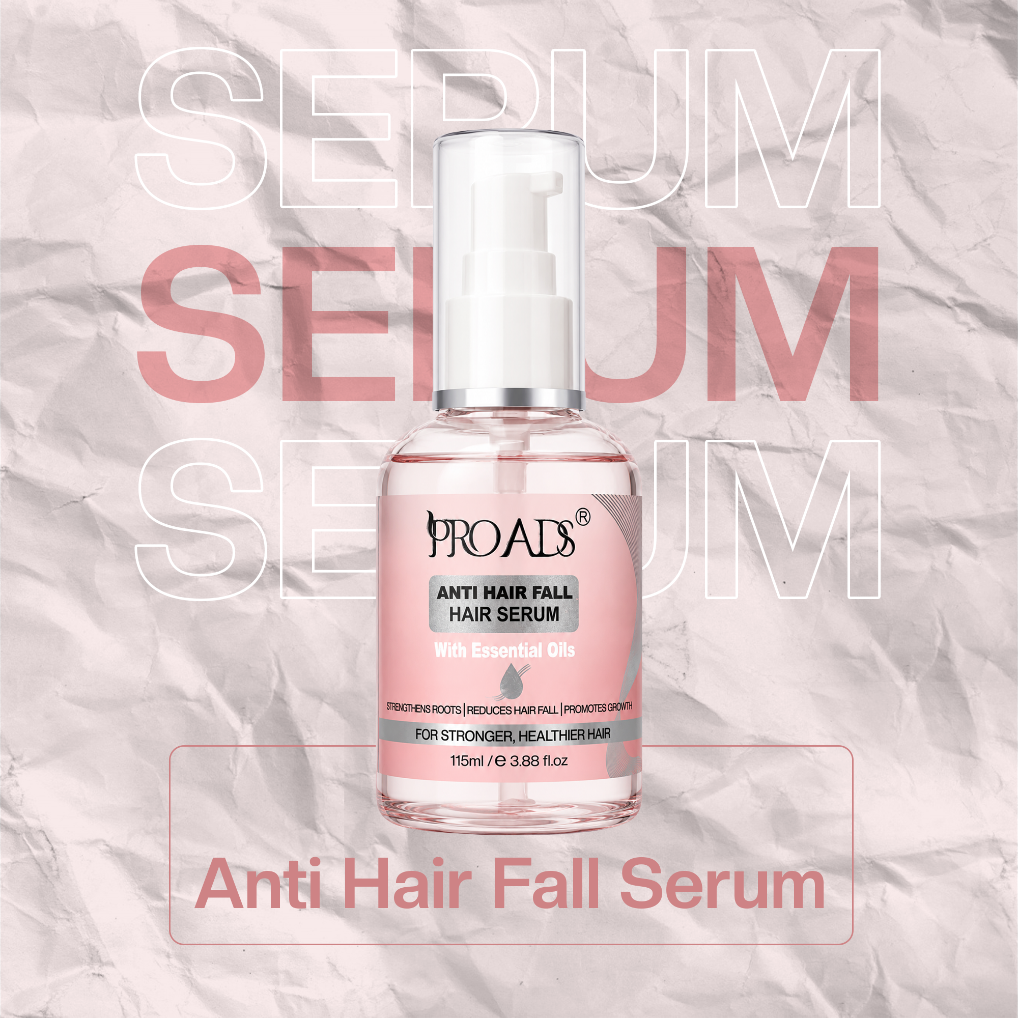 PROADS Anti Hair Fall Serum 115ml – Reduces Breakage Related Hair Fall