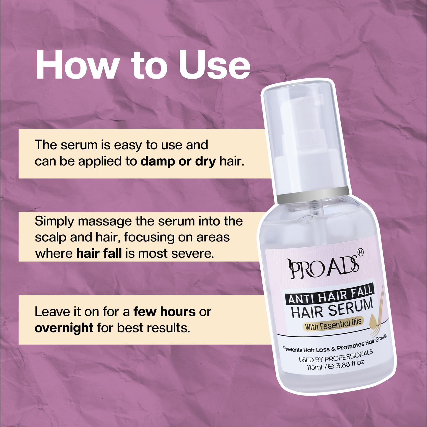 Proads Anti Hair Fall Serum - 115 ml