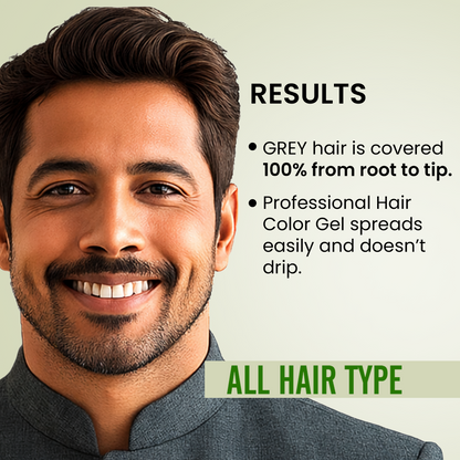 Proads Fruit Vinegar | Brown Gel Based Hair Dye - 500 ml + 500 ml