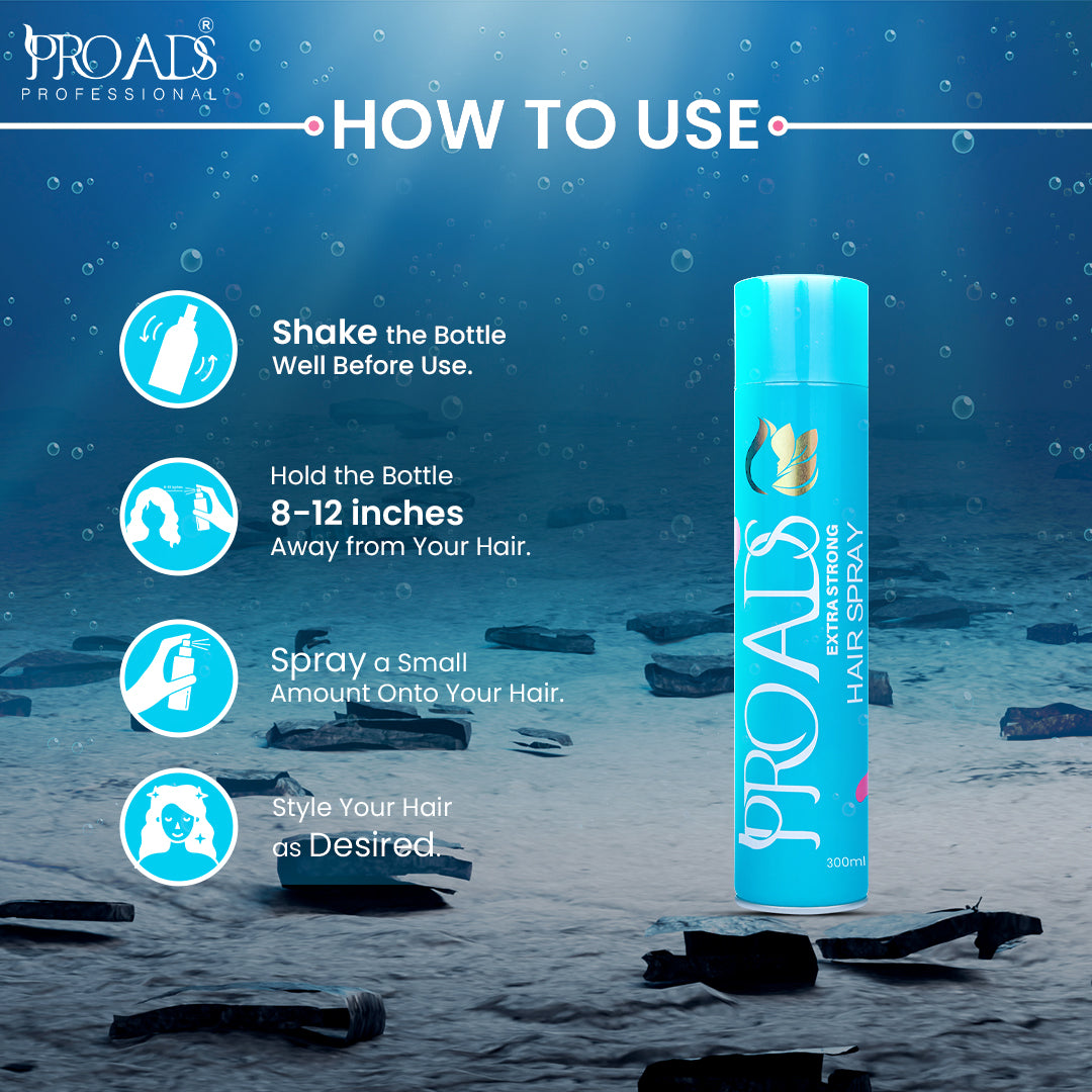 PROADS KERATIN EXTRA STRONG HAIR SPRAY