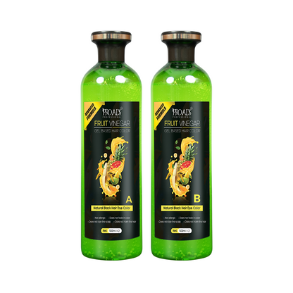 Proads Fruit Vinegar | Natural Black Gel Color - 500 ml + 500 ml