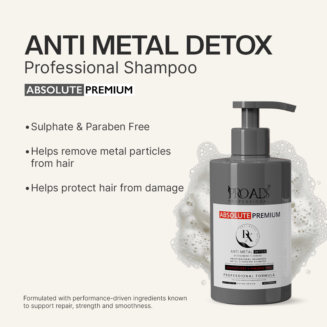Proads Anti Metal Detox Shampoo 300 ml & Mask 250 ml
