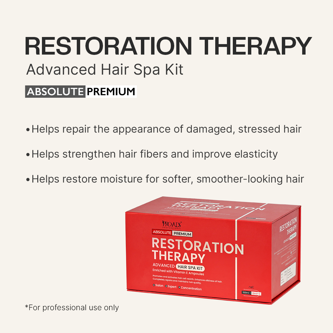 Proads Restoration Therapy Advanced Hair Spa Kit - 500ml+60ml