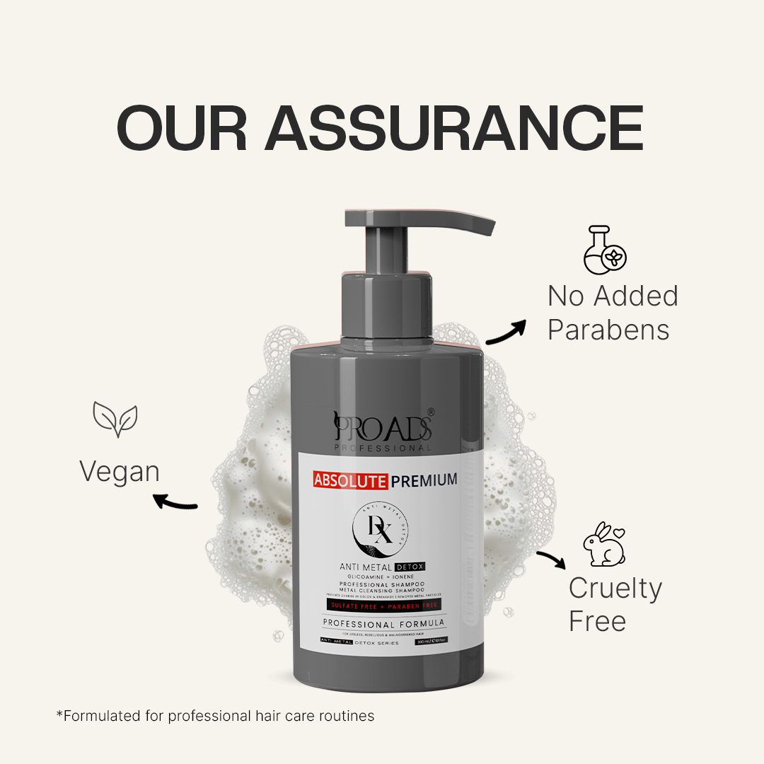 Proads Anti Metal Detox Shampoo 300 ml & Mask 250 ml