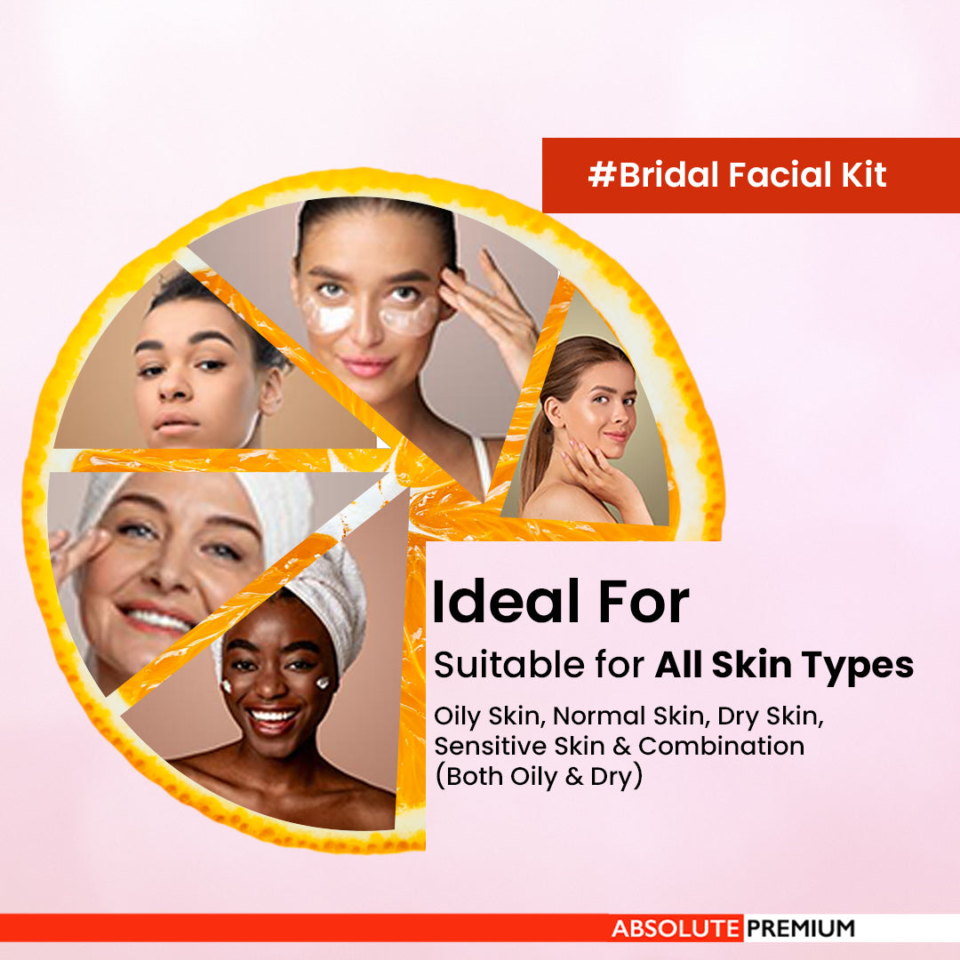 PROADS Vitamin-C Skin Brightener (10 STEPS) - Bridal Facial Kit