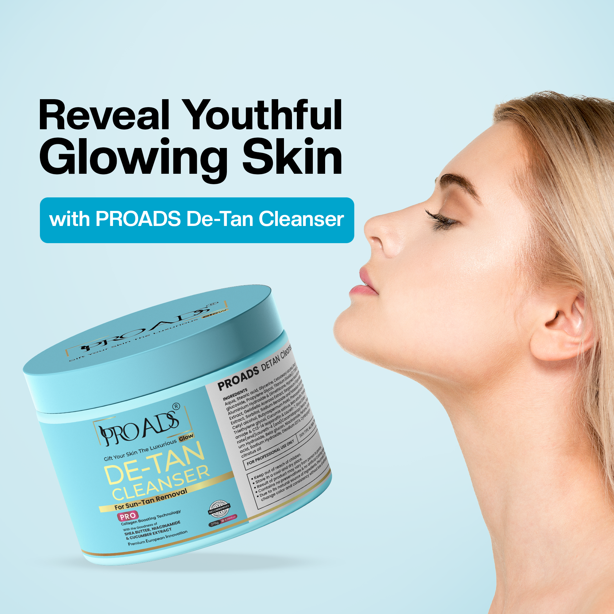 DE-TAN Cleanser 275g – Professional Salon Care