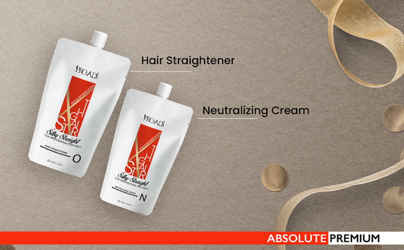 Proads Professional Straight Silky For Professional  Hair Straightener Cream & Neutralizer image 1