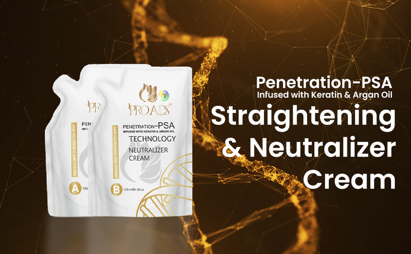 PROADS Straightening Cream A & Neutralizer - B 125 ML image 1