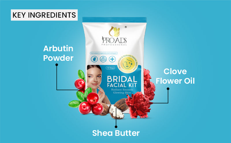 Proads Bridal Facial Kit For Radiant Smooth Glowing Skin (10-STEPS) image 2