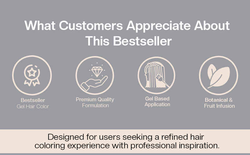 Proads Fruit Vinegar | Brown Gel Based Hair Dye - 500 ml + 500 ml image 4