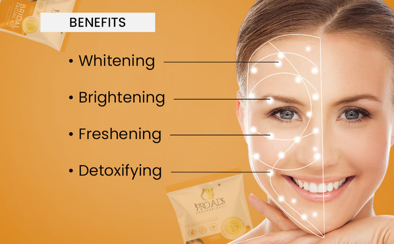 Proads Bridal Facial Kit Vitamin C Enriched Glowing Skin (10-STEPS) image 3