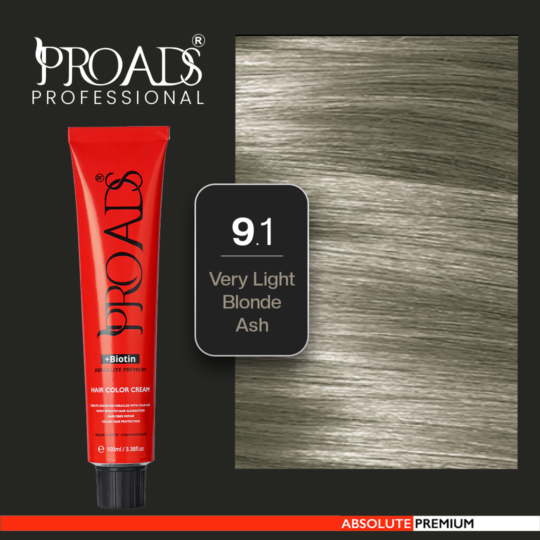 Proads Hair Color Cream 9.1 100 ml