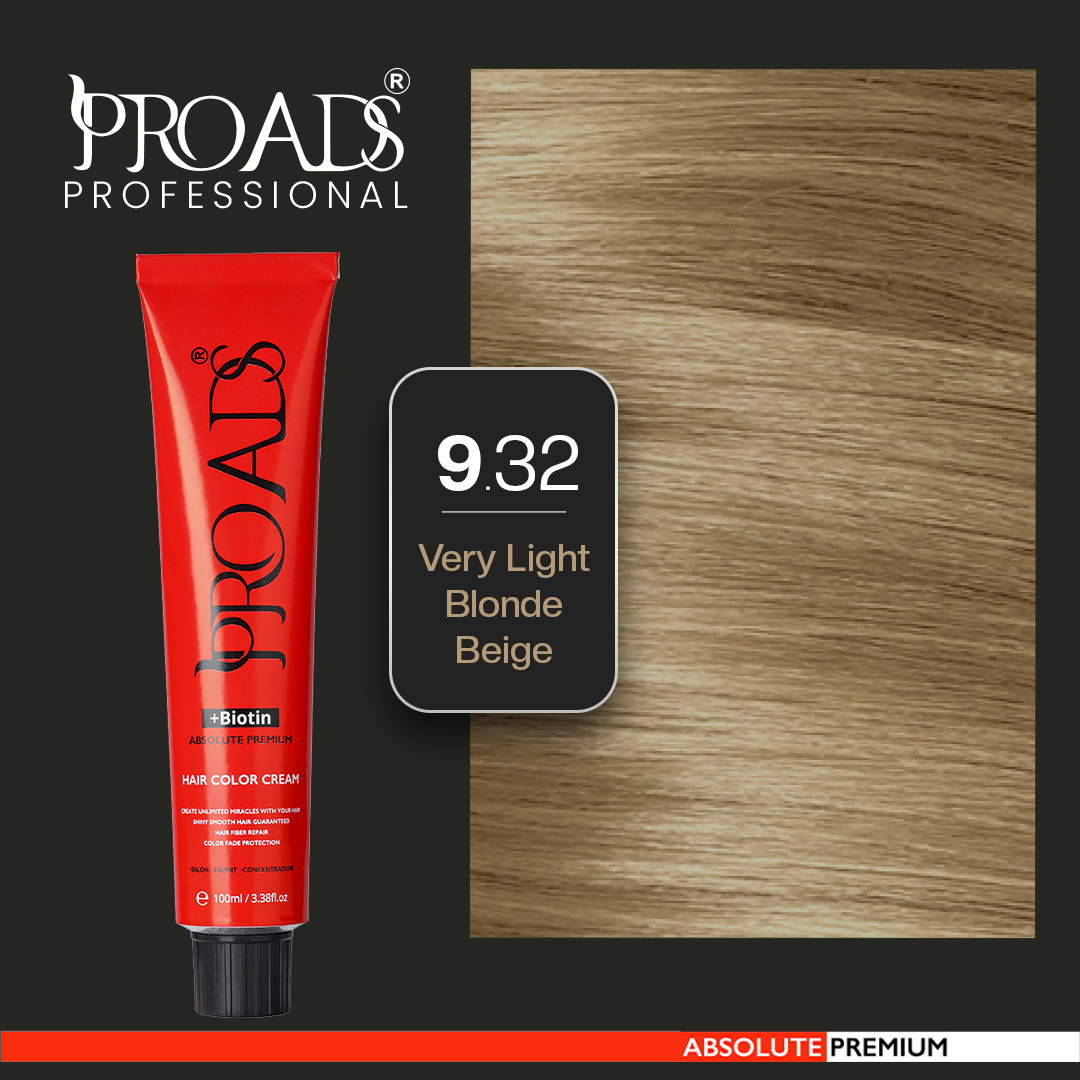 Proads Hair Color Cream 9.32 100 ml