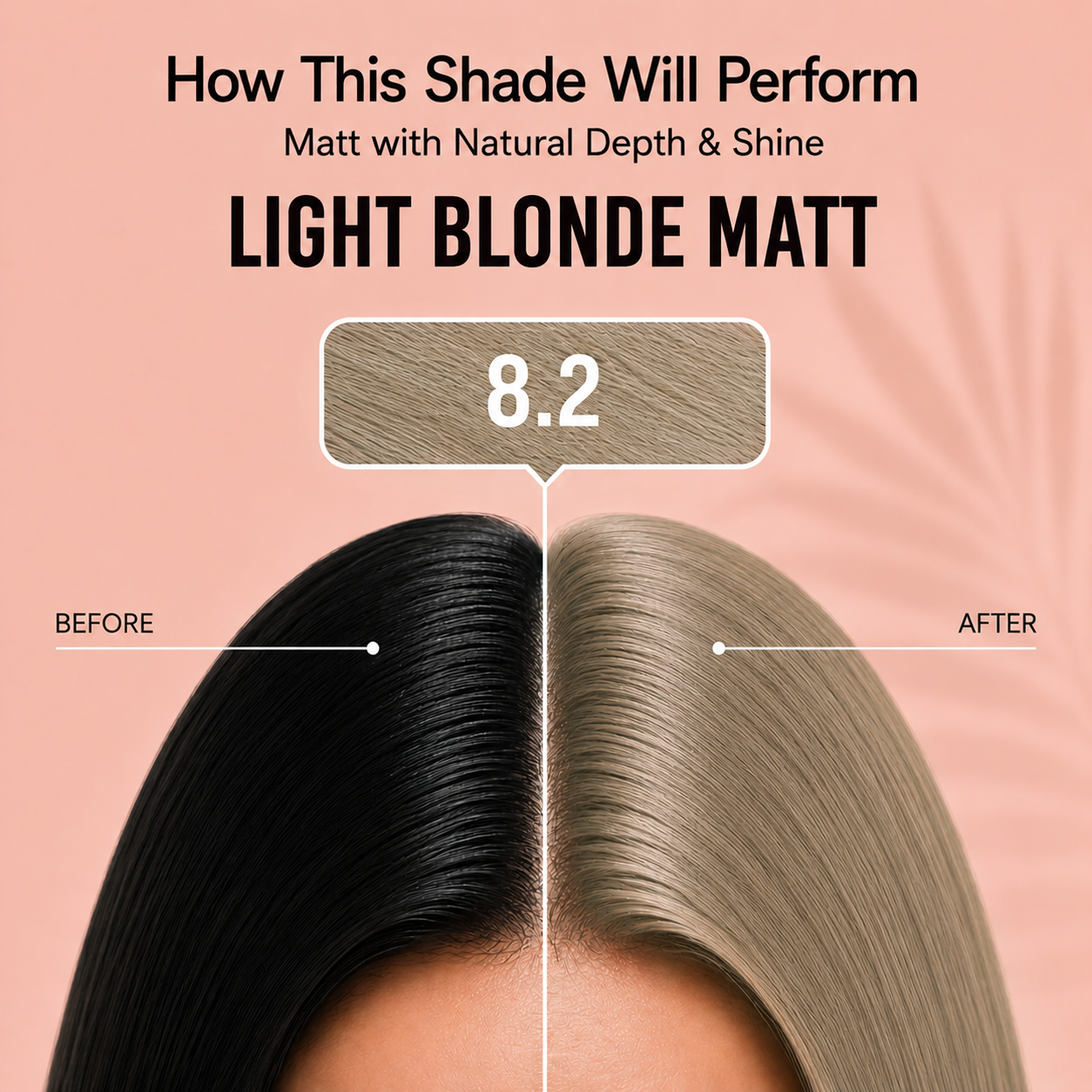 PROADS Biotin Hair Color 8.2 Light Blonde Matt