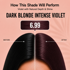 PROADS Biotin Hair Color 6.99 Dark Blonde Intense Violet
