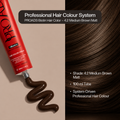PROADS Biotin Hair Color 4.2 Medium Brown Matt