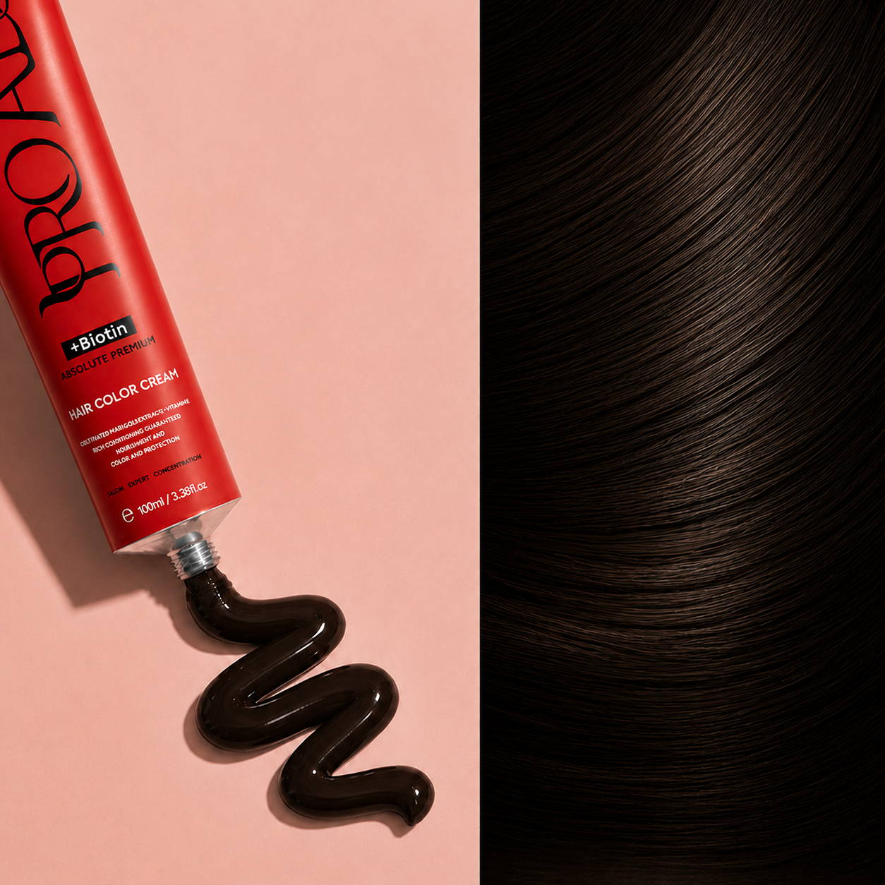 PROADS Biotin Hair Color 3.0 Dark Brown - 100ml