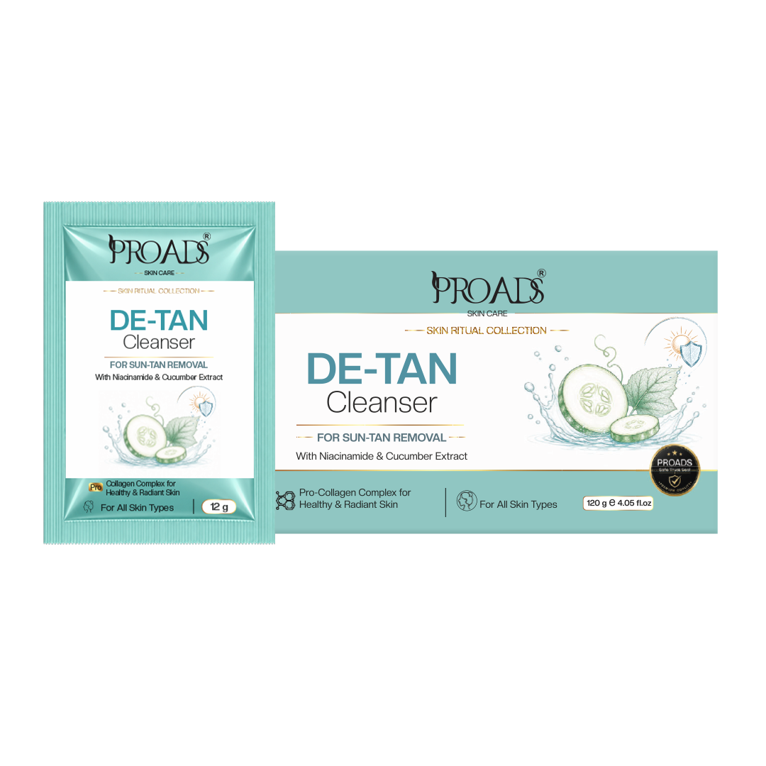 PROADS DE-TAN Cleanser 120g & 275g