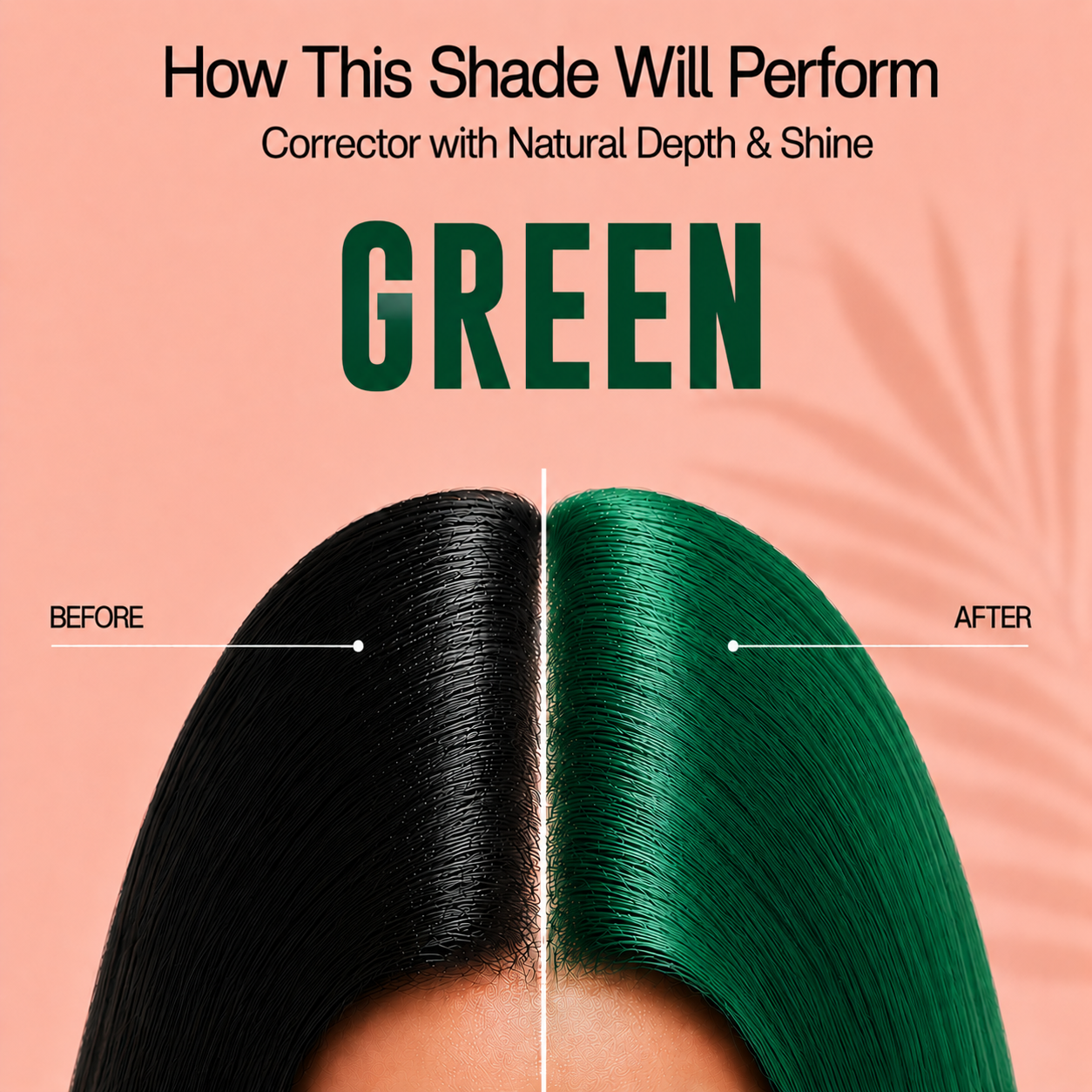 PROADS Professional Biotin Hair Color Green Corrector