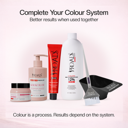 PROADS Biotin Hair Color 8.2 Light Matt Blonde