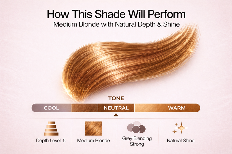 PROADS Biotin Hair Color 7.0 Medium Blonde image 2