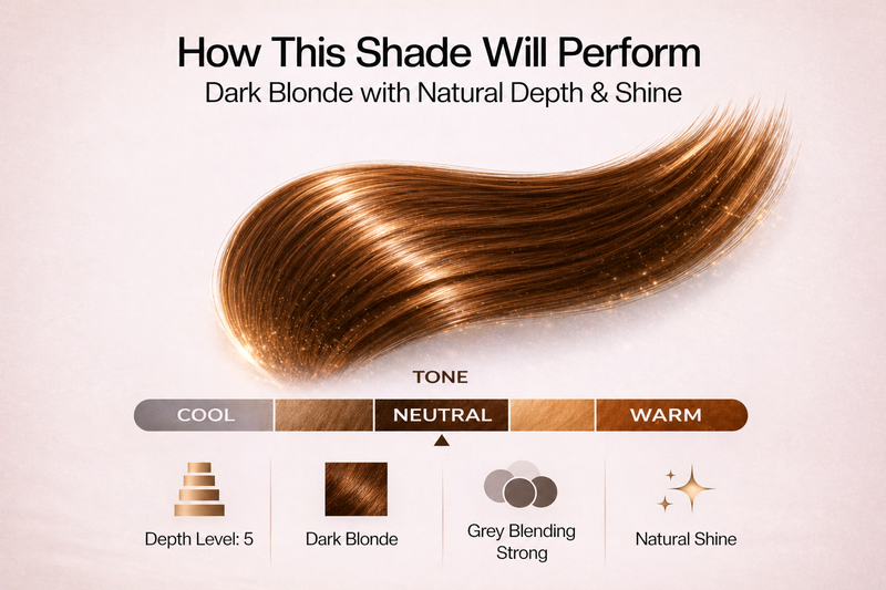 PROADS Biotin Hair Color 6.0 Dark Blonde image 2