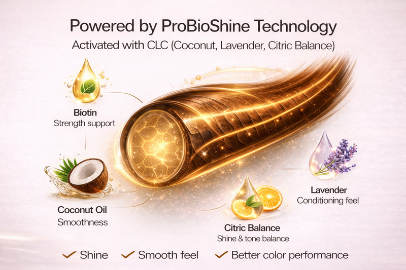 PROADS Biotin Hair Color 9.32 Very Light Blonde Beige image 4