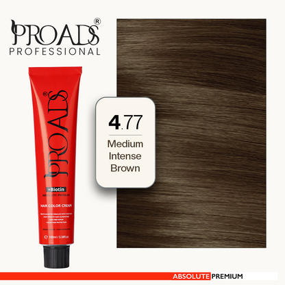 Proads Hair Color Ccream 4.77 - 100 ml