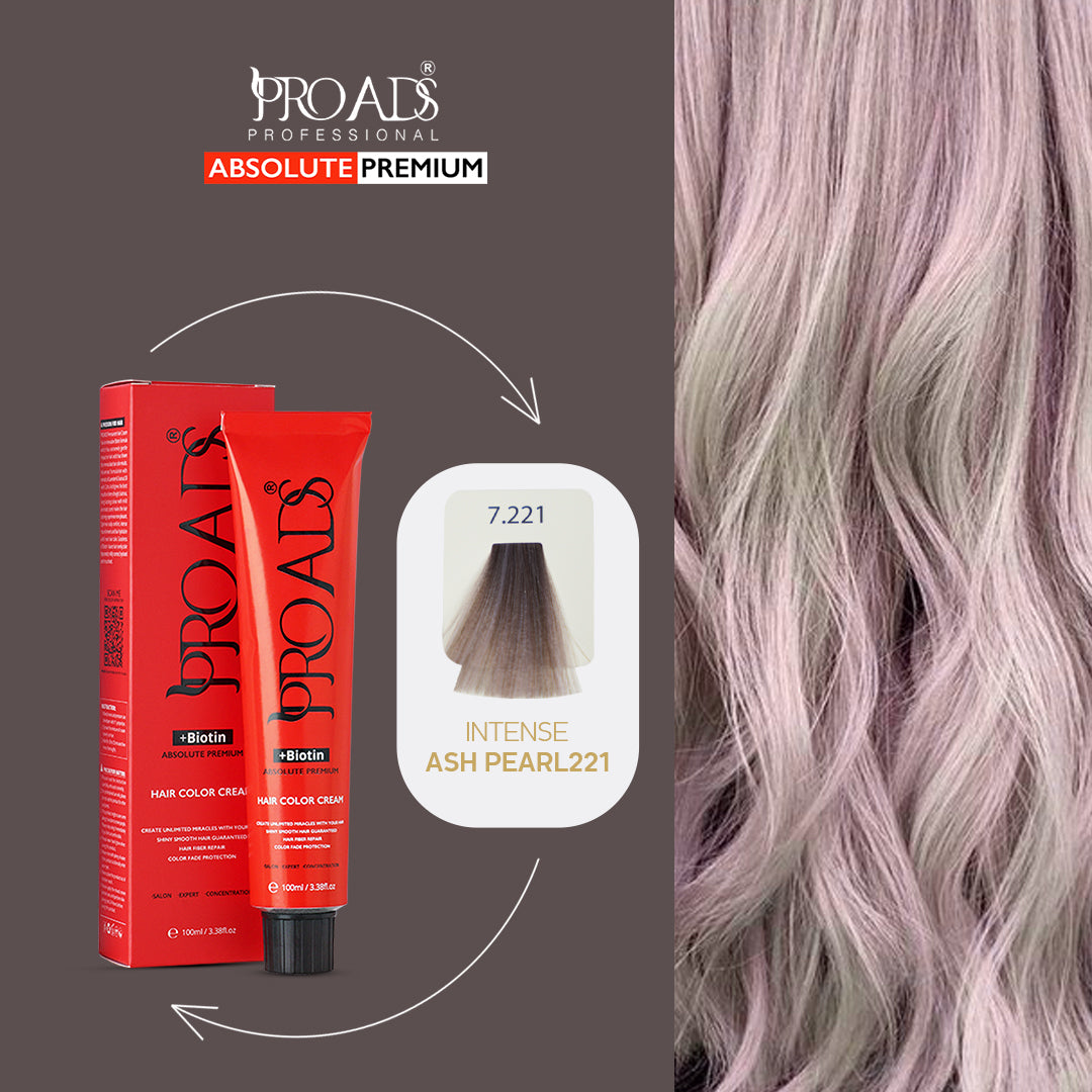 Proads Hair Color Cream 7.221 - 100 ml