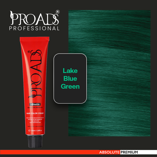 Proads Hair Color Cream Rainbow Lake Blue Green 100 ml