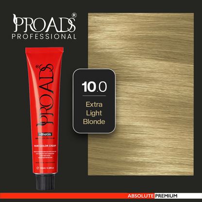 Proads Hair Color Cream 10.0 - 100 ml
