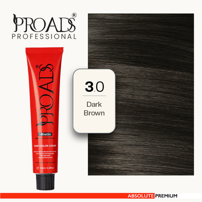 Proads Hair Color Cream 3.0 - 100 ml