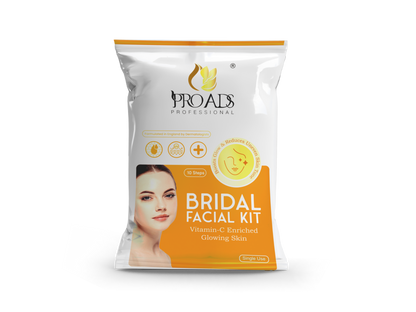 Proads Bridal Facial Kit Vitamin C Enriched Glowing Skin (10-STEPS)