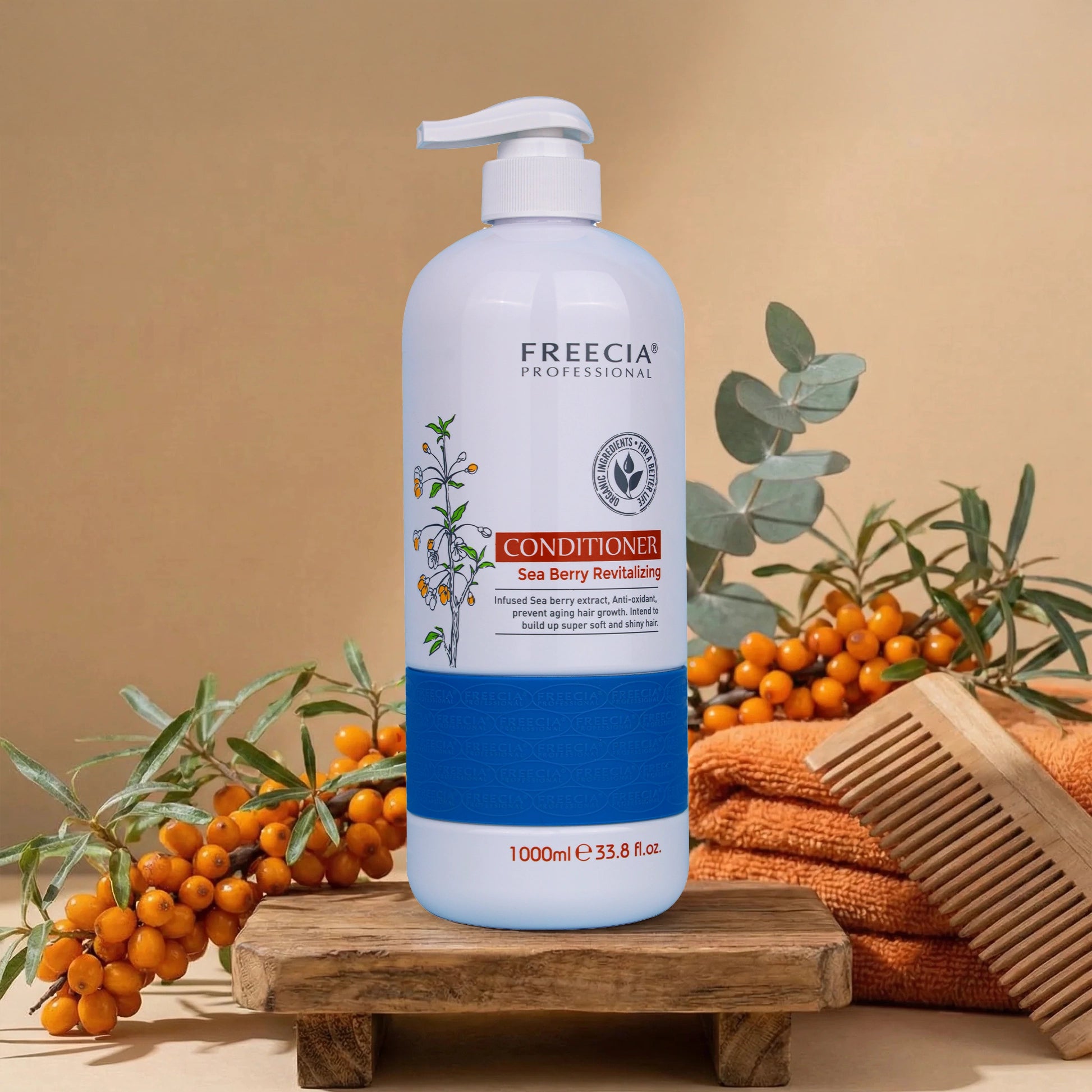 Freecia Sea-Berry Revitalizing Conditioner - 300 & 1000 ML