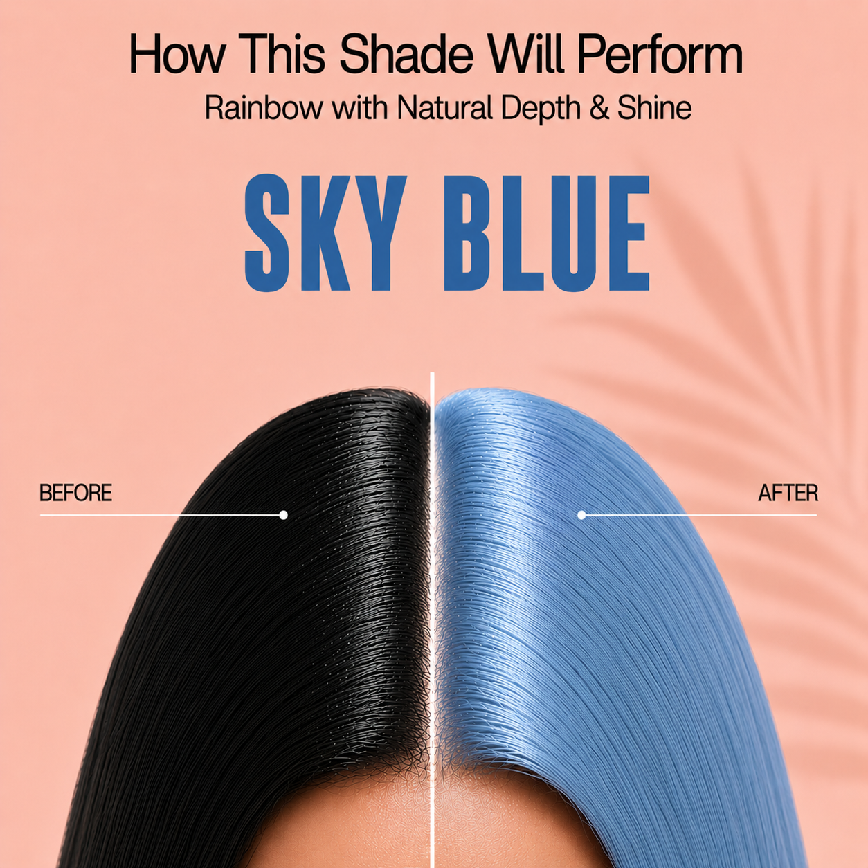 PROADS Professional Biotin Hair Color Sky Blue
