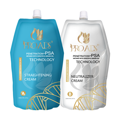 Proads Straightening And Neutralizer Cream 1000 ml/125ml