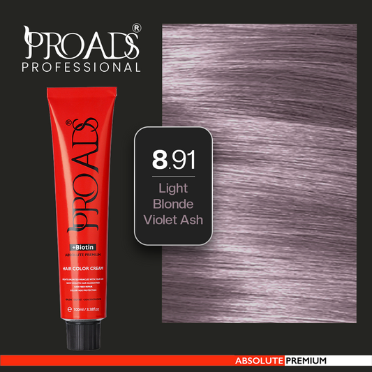 Proads Hair Color Cream 8.91 - 100 ml