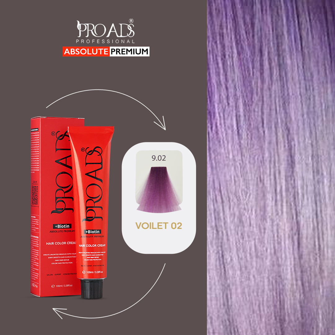 Proads Hair Color Cream 9.02 - 100 ml