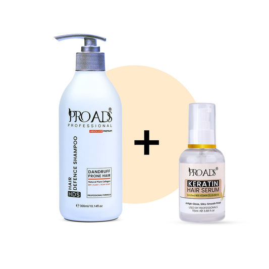 Hair Defence Shampoo + Keratin Hair Serum