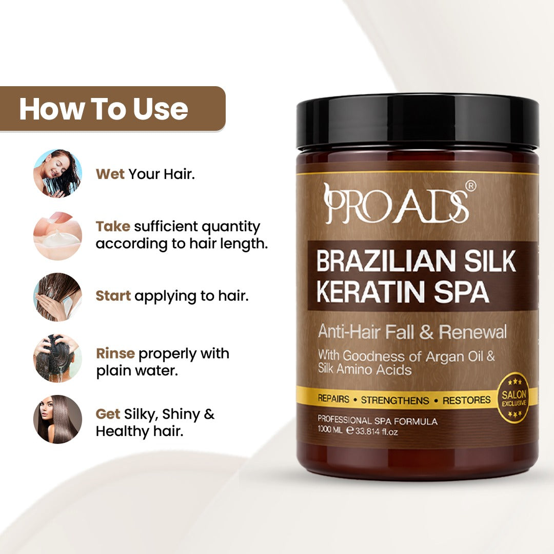 PROADS Brazilian Hair Spa 1000ML – Professional Salon Care