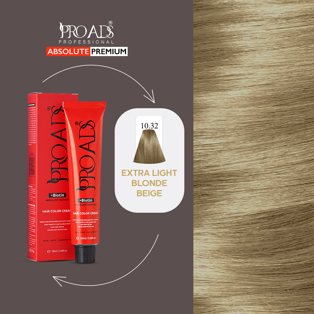 PROADS HAIR COLOR CREAM 10.32