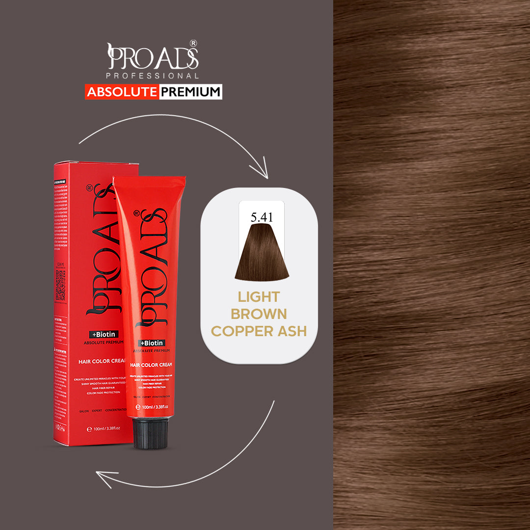 PROADS HAIR COLOR CREAM 5.41 100 ml