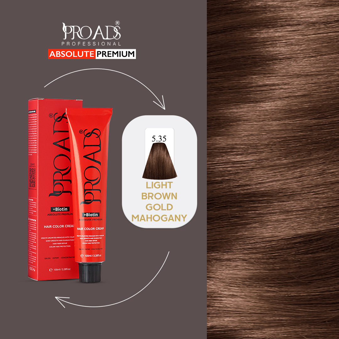 PROADS HAIR COLOR CREAM 5.35 100 ml